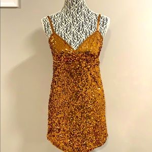 Mini sequins cocktail dress